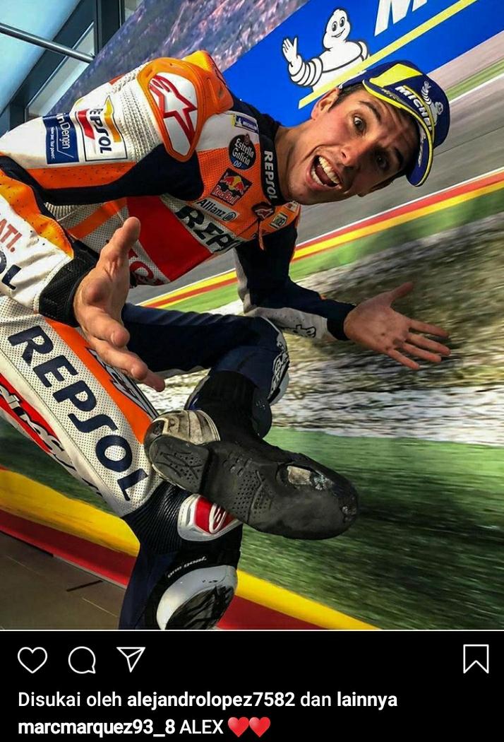 Sepatu Sampai Jebol, Perjuangan Alex Marquez Raih Podium MotoGP Aragon