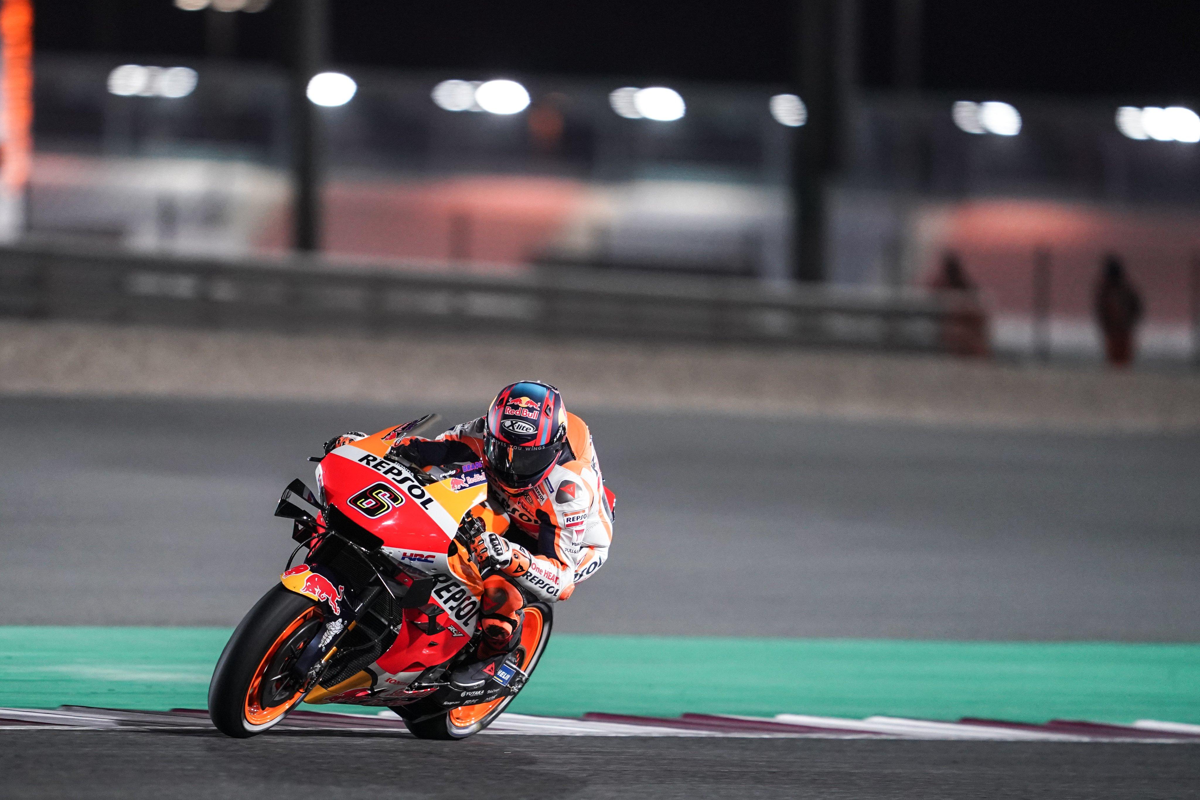 Pebalap Honda Start Dari Barisan Tengah Di MotoGP Doha