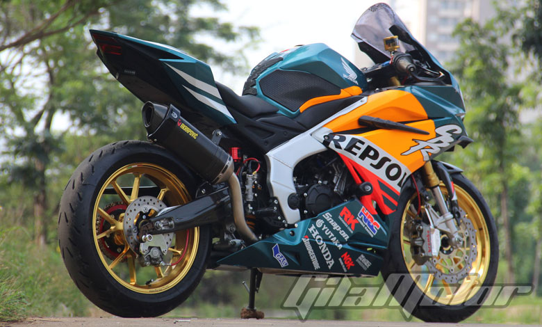 Spesial Banget Modifikasi All New Honda CBR250RR