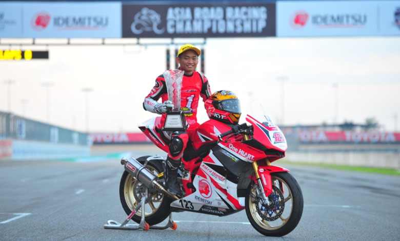 Rheza Dhanica Kunci Juara Asia Road Racing Championship kelas AP250