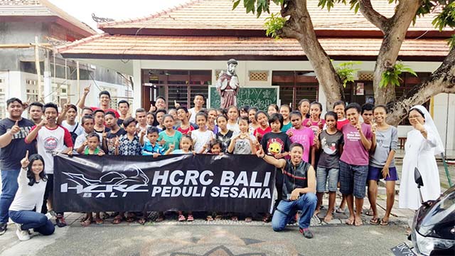 Honda CBR Rider Club (HCRC) Bali Gelar Baksos di Panti Asuhan Sidhi Astu