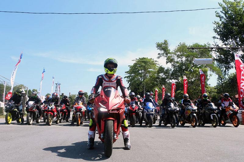 Komunitas Sport Kalbar Sukseskan Honda CBR Track Day 2019