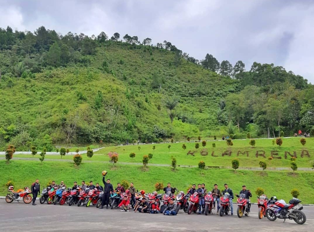 Pererat Persaudaraan, Pecinta CBR Sumut Gelar Touring Gabungan