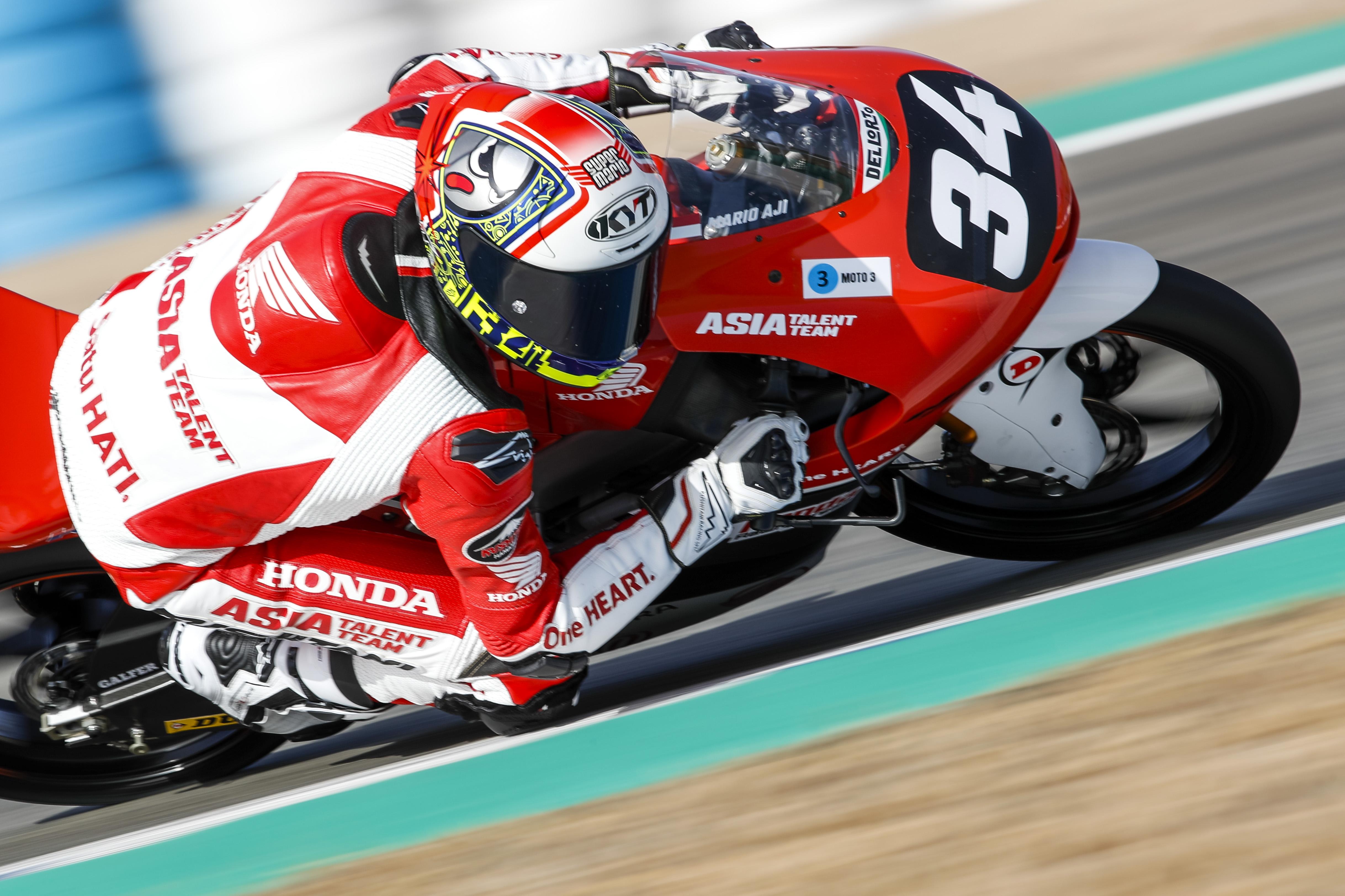 Mario Suryo Aji Cedera Di Putaran FIM CEV di Jerez
