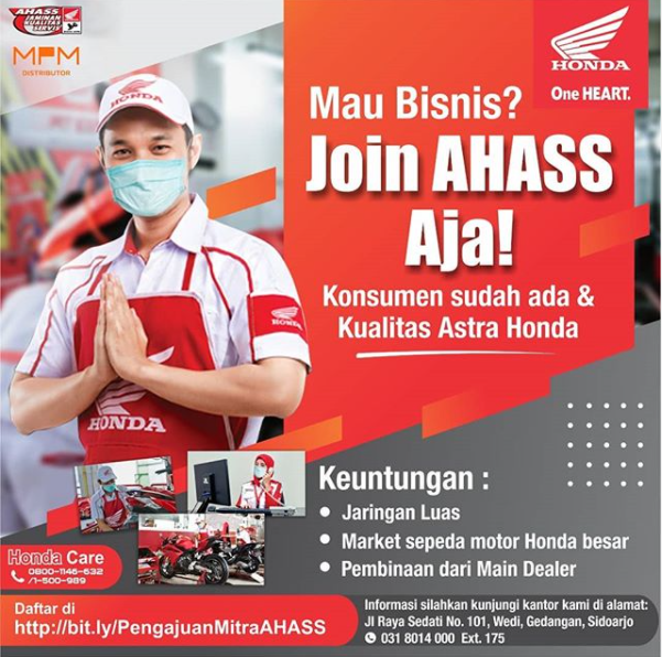 Tambah Penghasilan Bisnis Bersama AHASS!