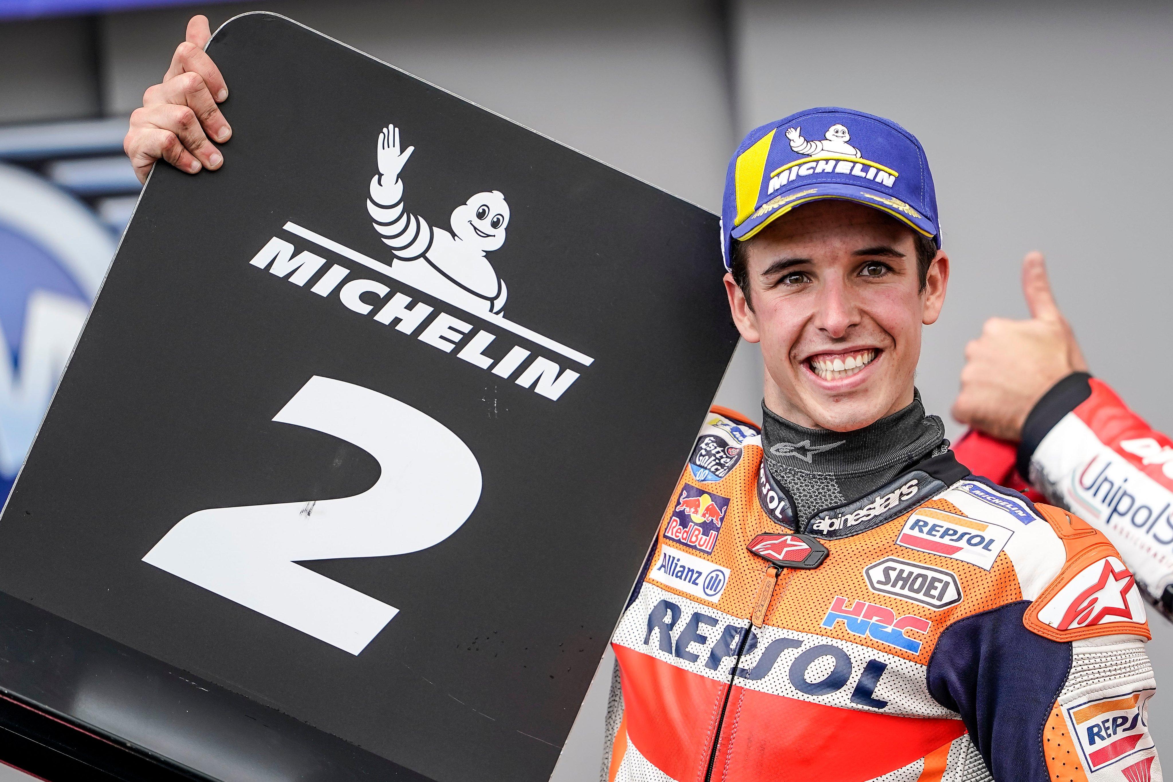 Pebalap Honda Alex Marquez Start 11 Finish Ke 2 MotoGP Aragon 2020