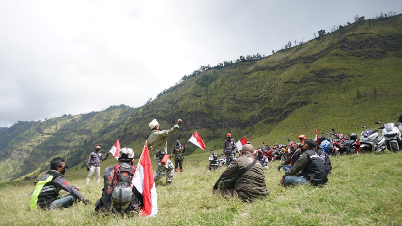 MPM Honda Jatim Ajak Komunitas Napak Tilas Honda Bikers Day