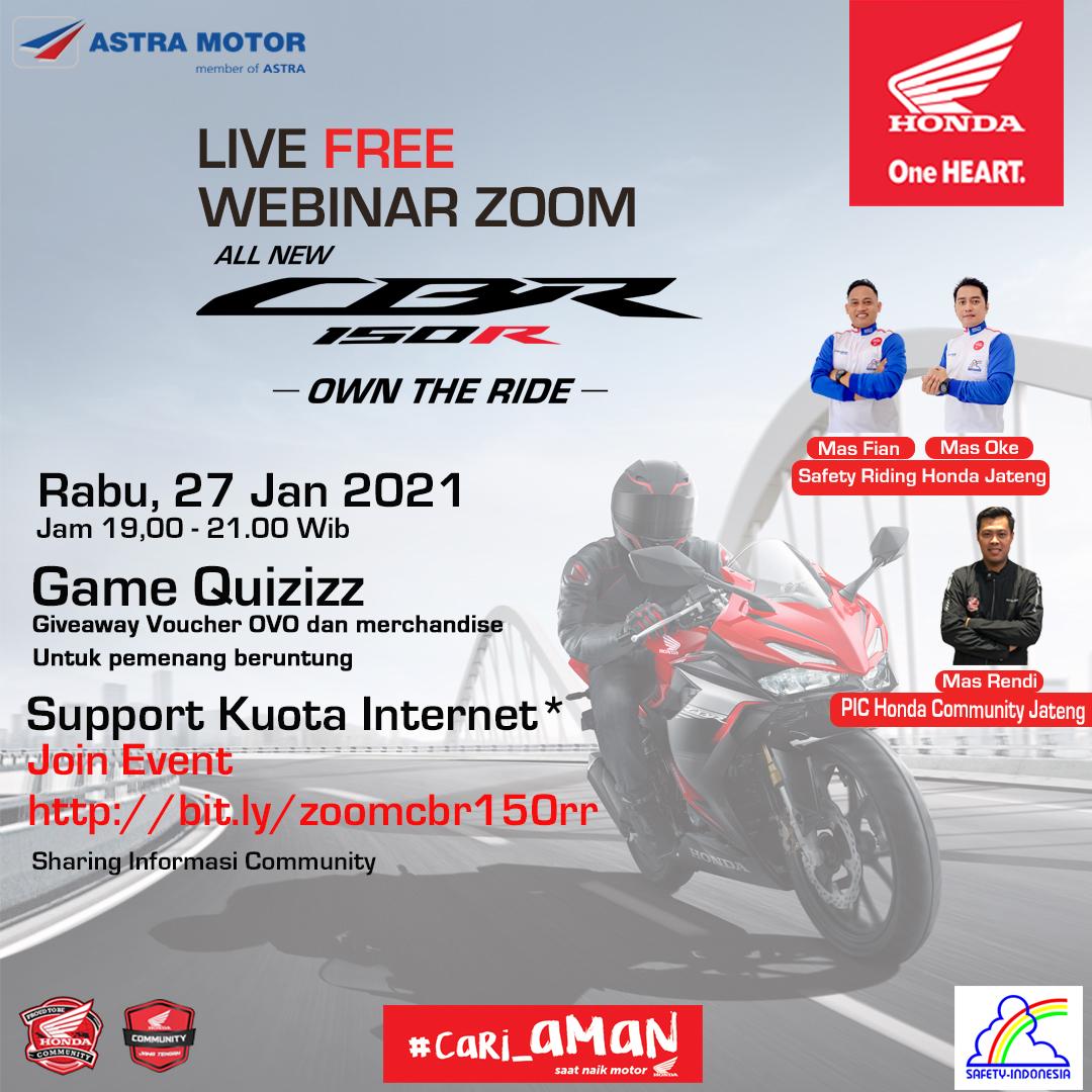 Live Webinar All New Honda CBR150R