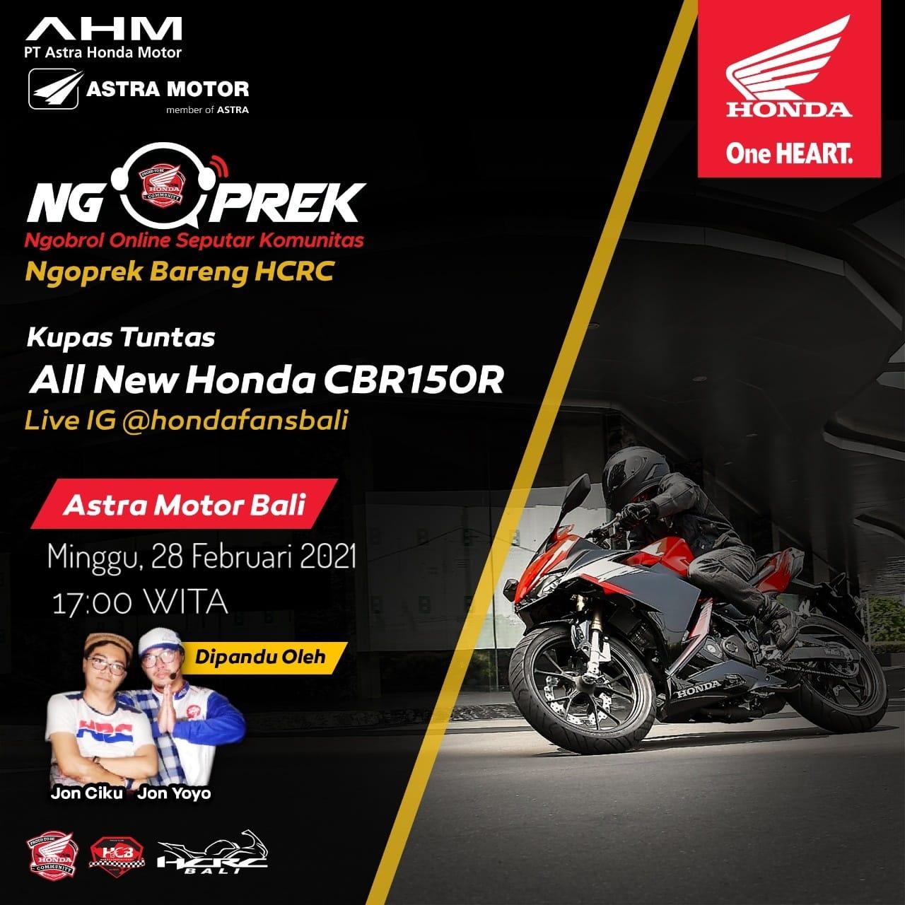 ada yang selip - selip di Ngoprek All New CBR 150R
