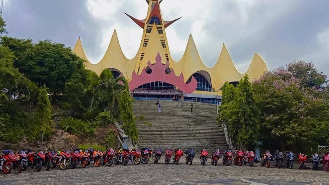 Dua Komunitas CBR Beda Pulau Bertemu di 0km Selatan Sumatera 