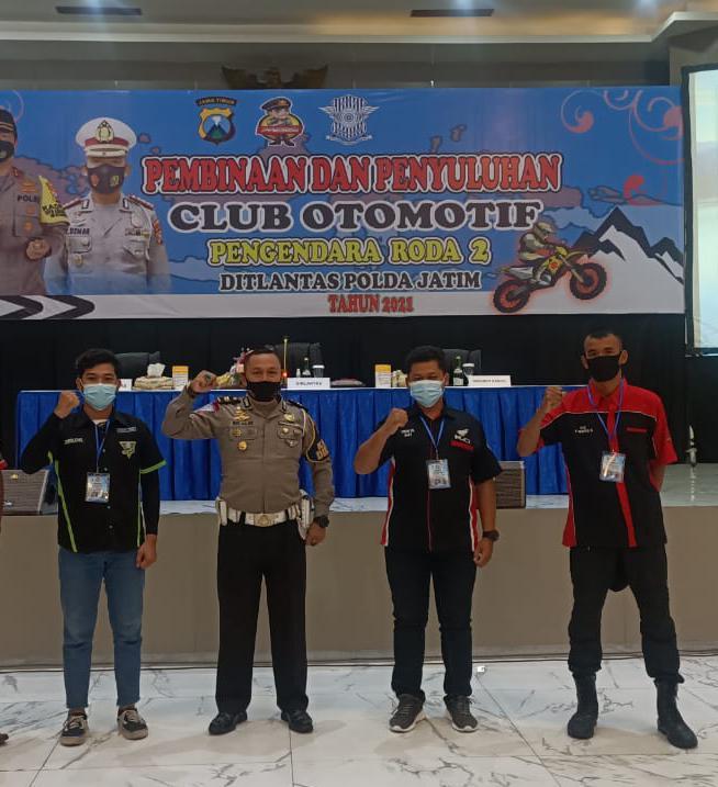  KCI Ponorogo Dari REHAP & Dikyasa Polres Ponorogo Ikut Safety Riding Dirlantas Polda Jatim
