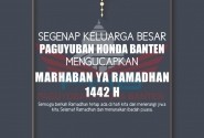 Paguyuban Honda Banten Ucpahkan Selamat Menyambut Bulan Ramadhan 