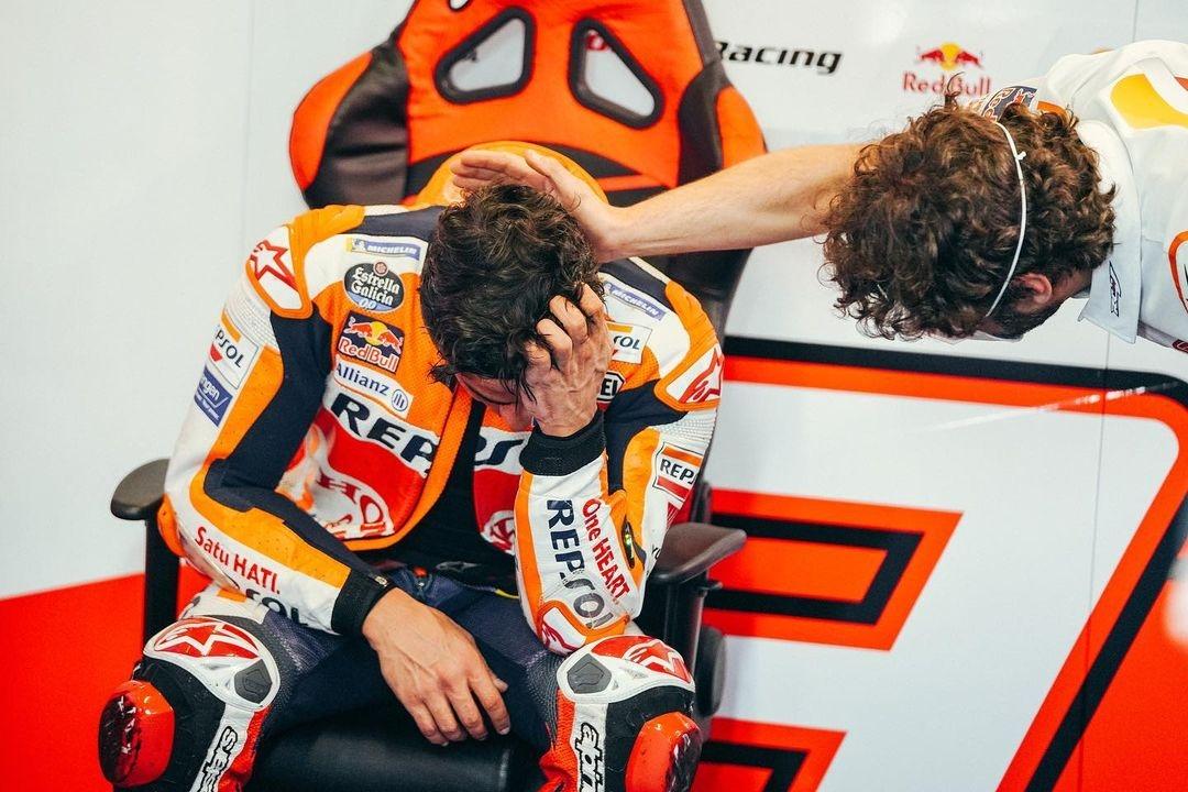Finish Posisi Ketujuh Marquez Terharu Dalam Sukacita
