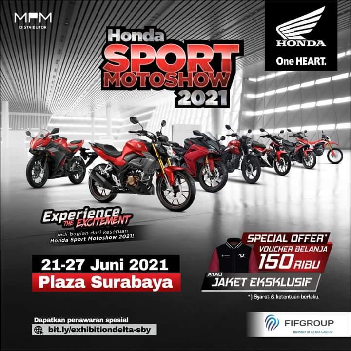 Honda Sport Motoshow 2021 Hadir di Surabaya