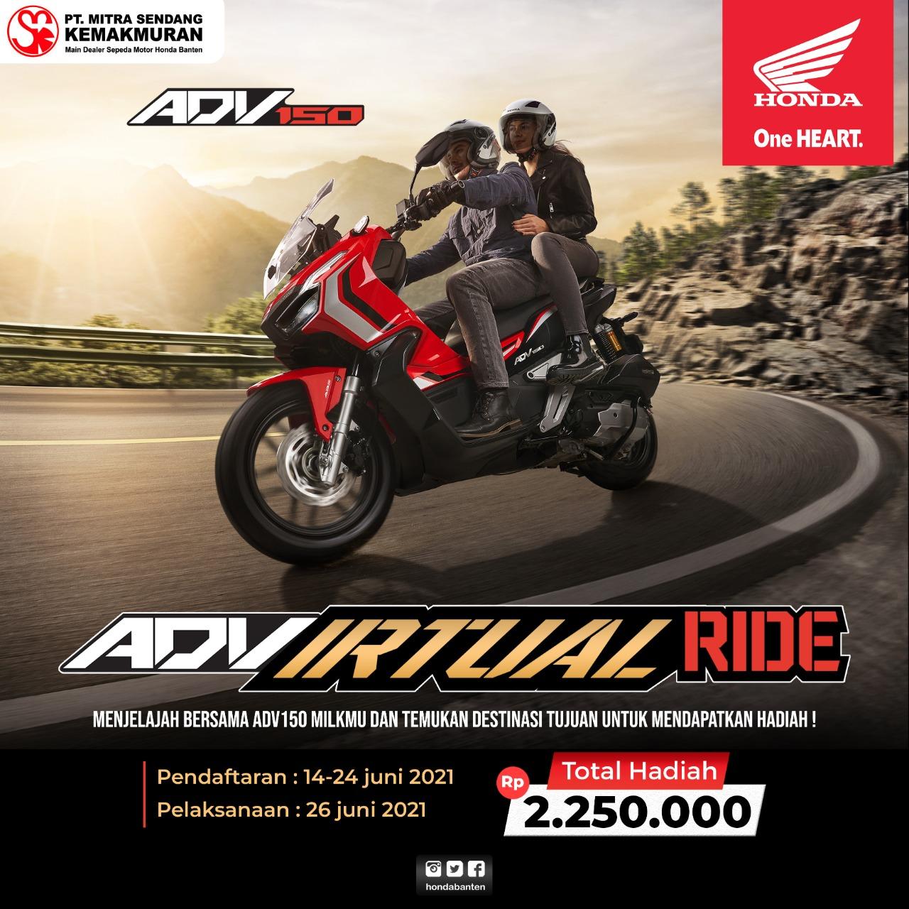 Touring Virtual Dapet Hadiah Jutaan Rupiah ? YUK Ikutan ADVirtual Ride