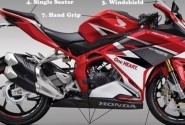 Tujuh Part ini Bikin All New Honda CBR250RR Makin Gahar