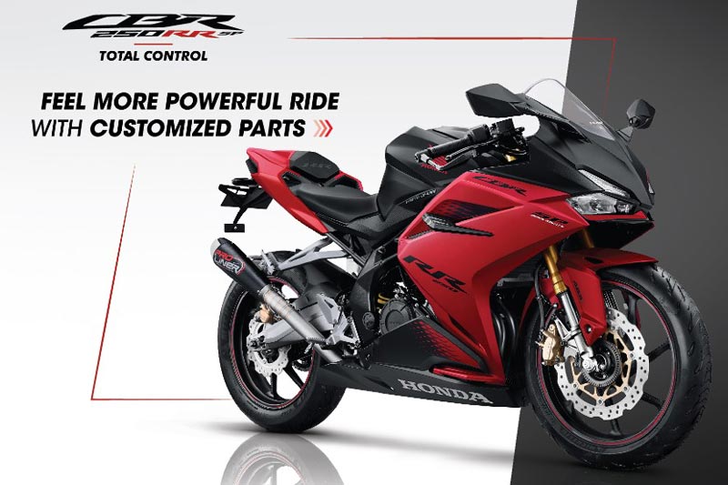 Aksesori Resmi Honda CBR250RR SP, Ada Part Brand Ternama