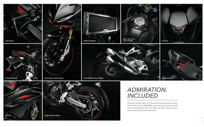 Modifikasi Tampilan CBR 250RR Dengan Aksesoris Resmi Honda
