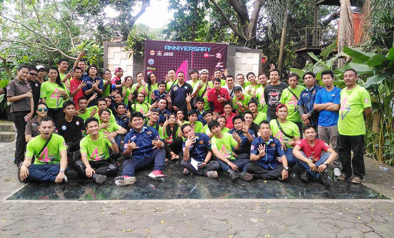 CBR Riders Bekasi Rayakan HUT ke-4 Secara Internal Tetap Meriah