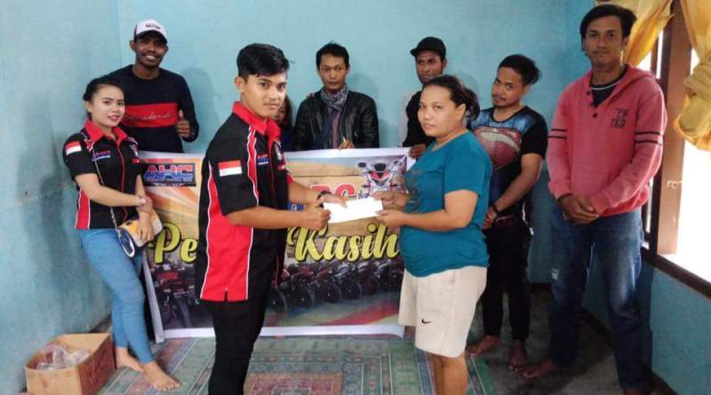CBR Riders Papua Club Beri Bantuan Kepada Korban Kebakaran di Arso