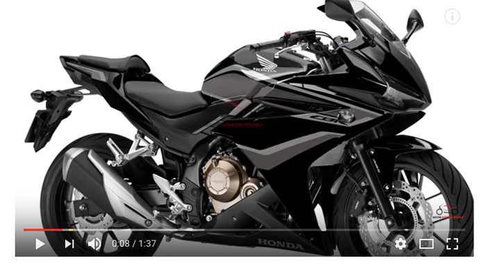 TVC Honda CBR 500R Terbaru, Desain Tajam Makin Agresif