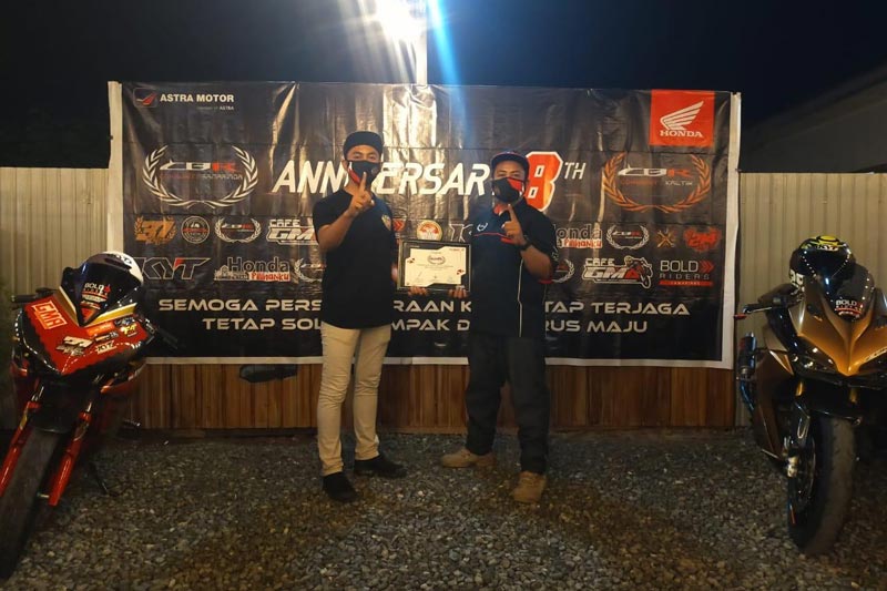 CBR Community Samarinda Rayakan Hari Jadi Dengan Sederhana