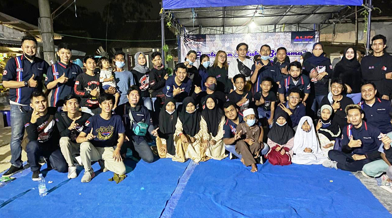 CBR Bogor Riders Gelar Baksos Beri Santunan Anak Yatim dan Janda Kurang Mampu