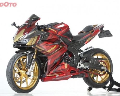 Angkat Tema Hulkbuster, Honda CBR250RR Jadi Lebih Berwarna