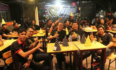 CBR Club Medan Rayakan Ulang Tahun ke-8, Makin Solid Bro!