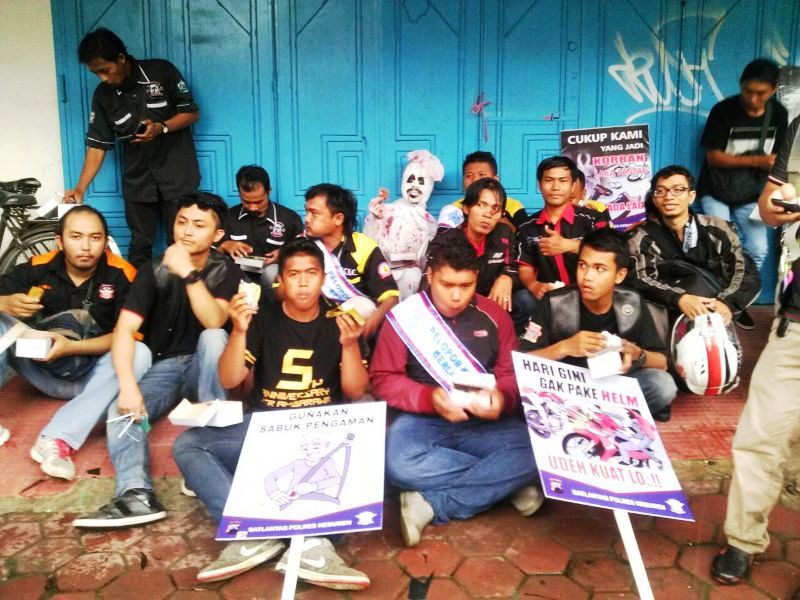 CBR Club Indonesia Regional Kebumen Dukung Operasi Zebra Candi 2016