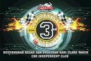 Syukuran HUT ke-3, CBR Independent Club Laksanakan Mubes