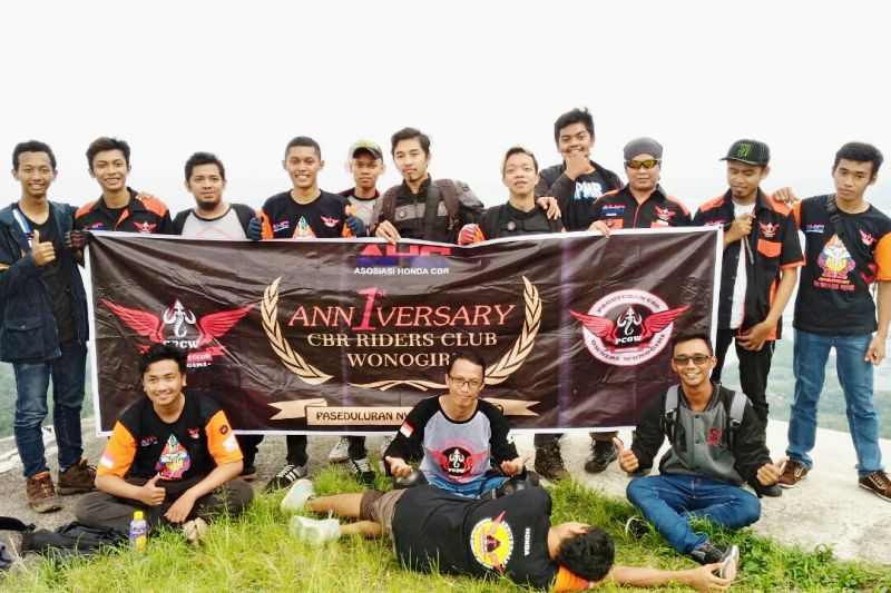 Rayakan HUT Pertama, CBR Riders Club Wonogiri Kenalkam Objek Wisata