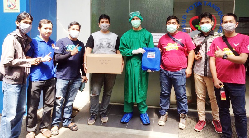 CROW Tangerang Serahkan Donasi Untuk Dukung Kinerja Tim Medis