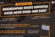 Promo Diler  Honda Jawa Barat, Gratis Voucher Indomaret loh…
