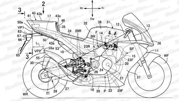 Honda Patenkan Desain Superbike Baru Penerus CBR1000RR Fireblade ?