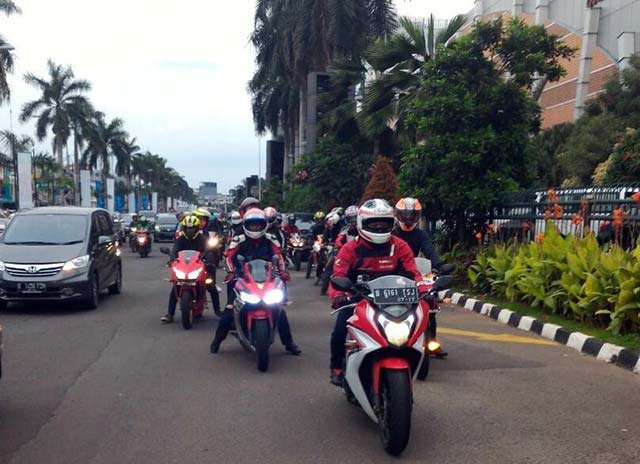 Fun Riding CBR Community Hadiri Launching All New Honda CBR 150R