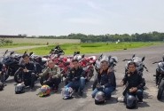 Komunitas CBR Medan Uji Ketagguhan Motor Di atas Lintasan Balap, Seru Bro!