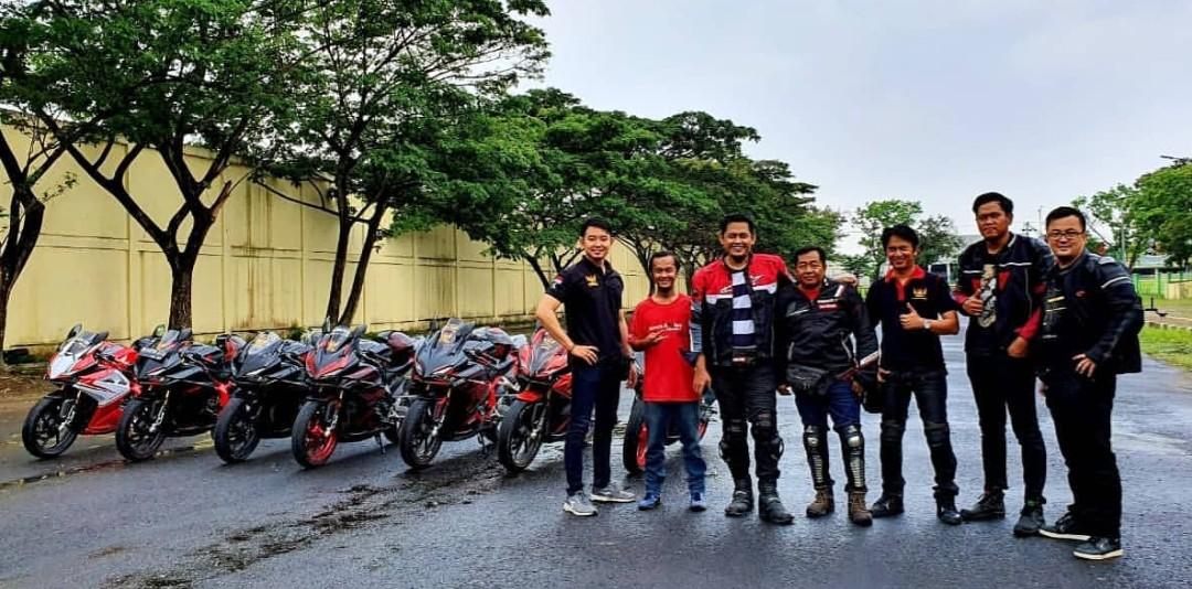 Enggan Ganggu Pengendara Lain, HCOI Medan Sunmori Ke Sirkuit Dispora Pancing