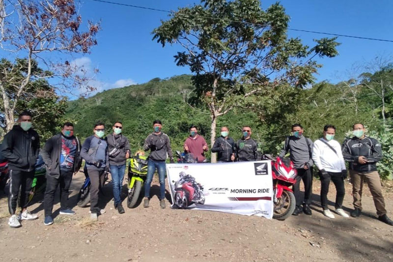 Honda Asosiasi Lombok Ajak Konsumen Morning Ride, Touring Bersama All New CBR250RR