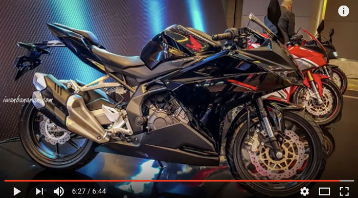 TVC Honda CBR 250RR 2018 Harga Rp 59 Jutaan