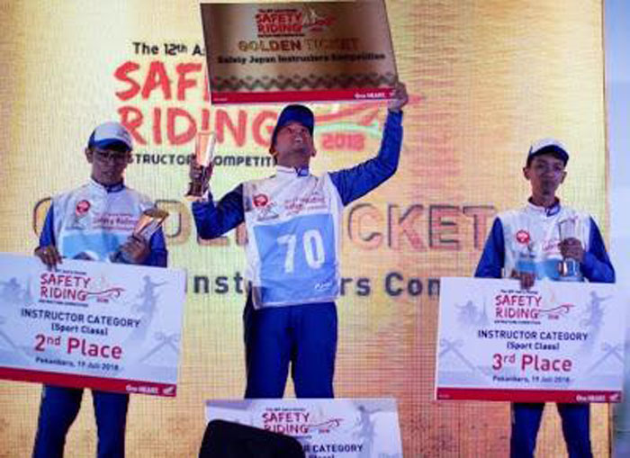 Sofyan Hazri, Instruktur Safety Riding Honda Medan Penyabet Juara Nasional