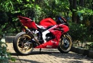 Modifikasi Honda CBR Pengagum Spider Man