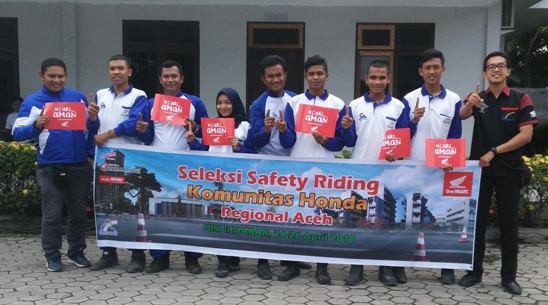 Capellla Honda Aceh Gelar Seleksi Safety Riding