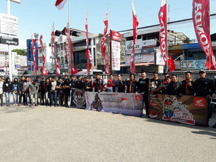 Cara Seru Ikatanan Honda Motor Kalimantan Semarakan HUT RI ke-73