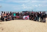 Komunitas CBR Kaltim Sunmori Ke Pantai Persik
