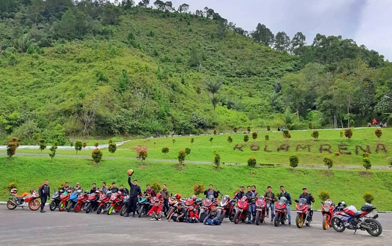 Pererat Persaudaraan, Pecinta CBR Sumut Gelar Touring Gabungan
