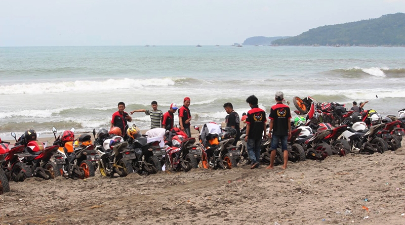 Komunitas CBR Indonesia Se-Jabar Banten Gelar Kopdargab di Pelabuhan Ratu 