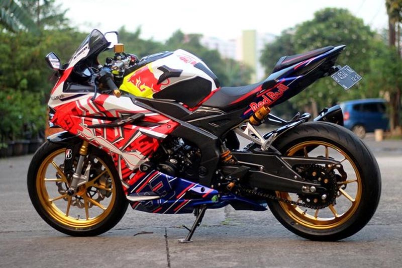Modifikasi Honda CBR250RR, Fans Berat Marc Marquez