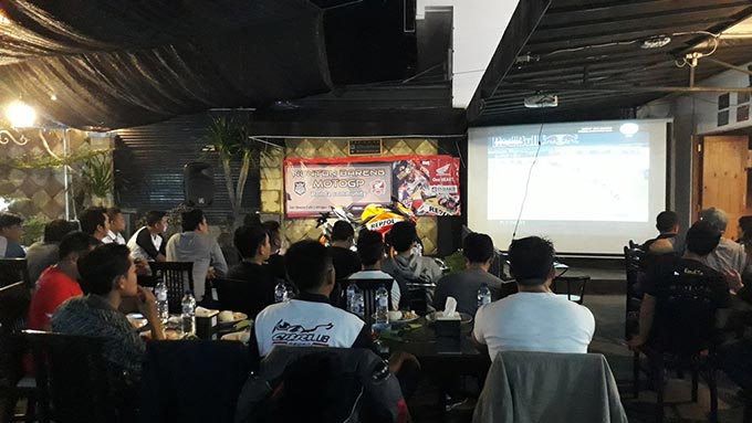 Indako Trading Coy Ajak CBR Club Medan Nonton Bareng MotoGP