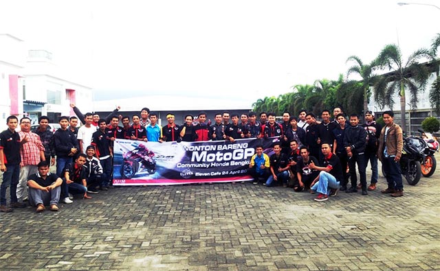 Honda Sales Operation Bengkulu Gelar Nonton Bareng MotoGP Circuit Jerez 2016 